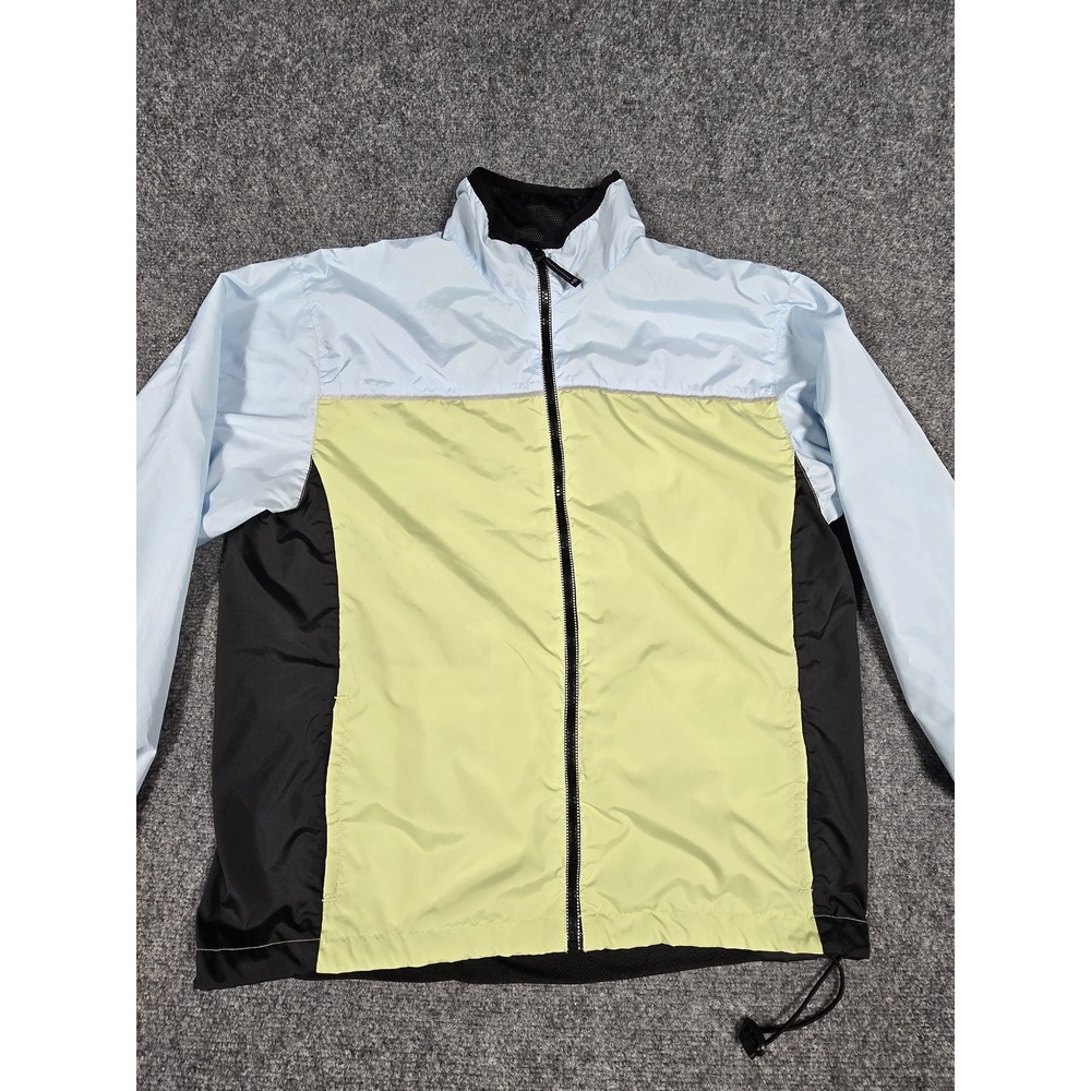 ProSpirit Jacket Mens Medium Full Zip Windbreaker Lightweight Outdoor Athletic